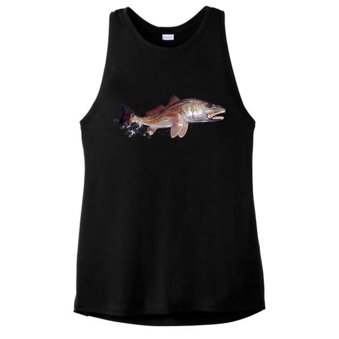 Wildlife - Redfish Ladies Tri-Blend Wicking Tank