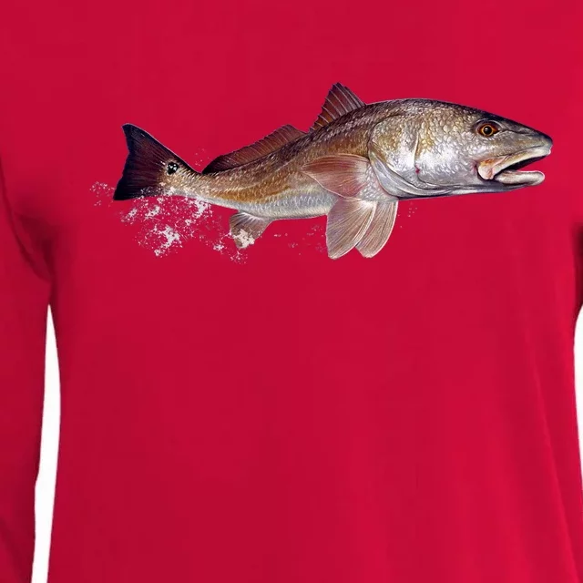 Wildlife - Redfish Womens Cotton Relaxed Long Sleeve T-Shirt