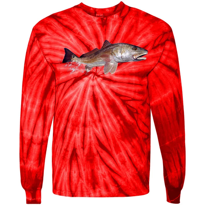 Wildlife - Redfish Tie-Dye Long Sleeve Shirt