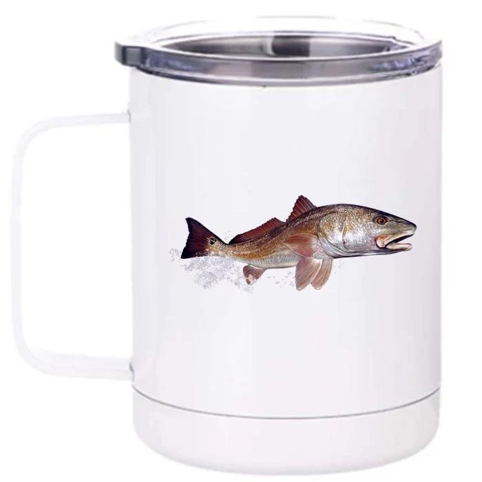 Wildlife - Redfish Front & Back 12oz Stainless Steel Tumbler Cup