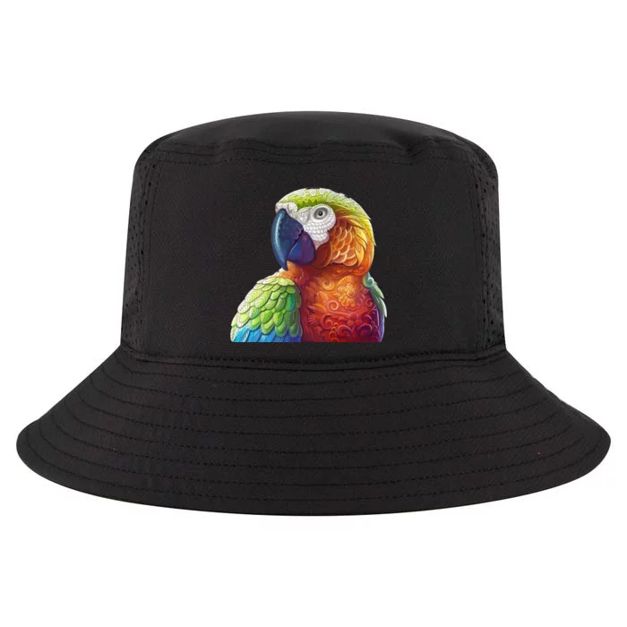 Wildlife - Scarlet Macaw Ara Parrot Cool Comfort Performance Bucket Hat