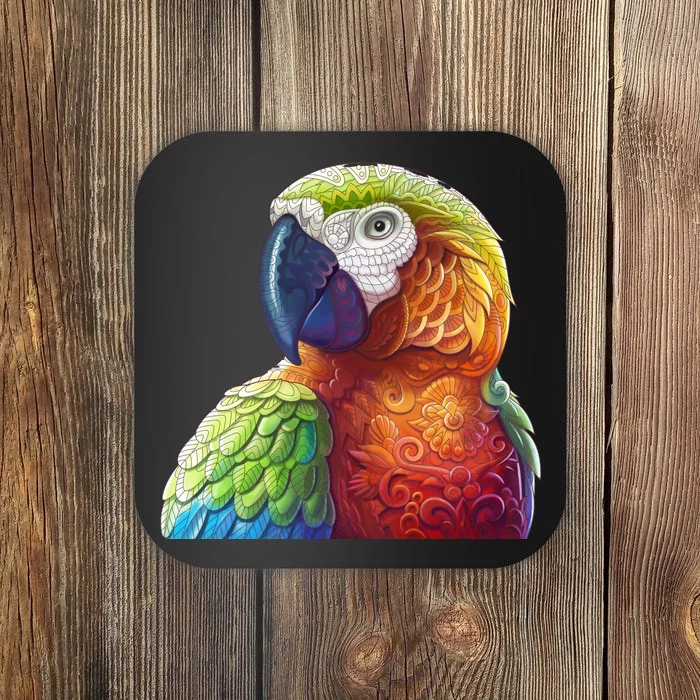 Wildlife - Scarlet Macaw Ara Parrot Coaster