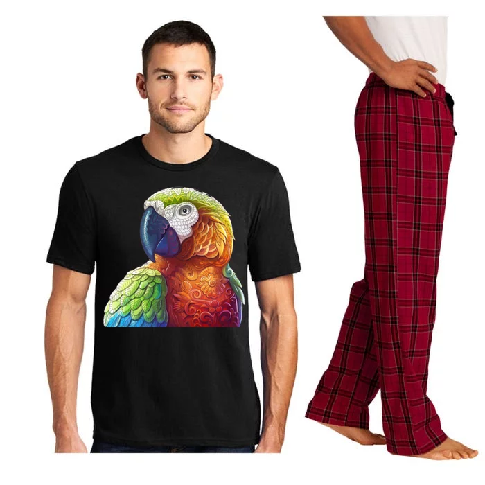 Wildlife - Scarlet Macaw Ara Parrot Pajama Set