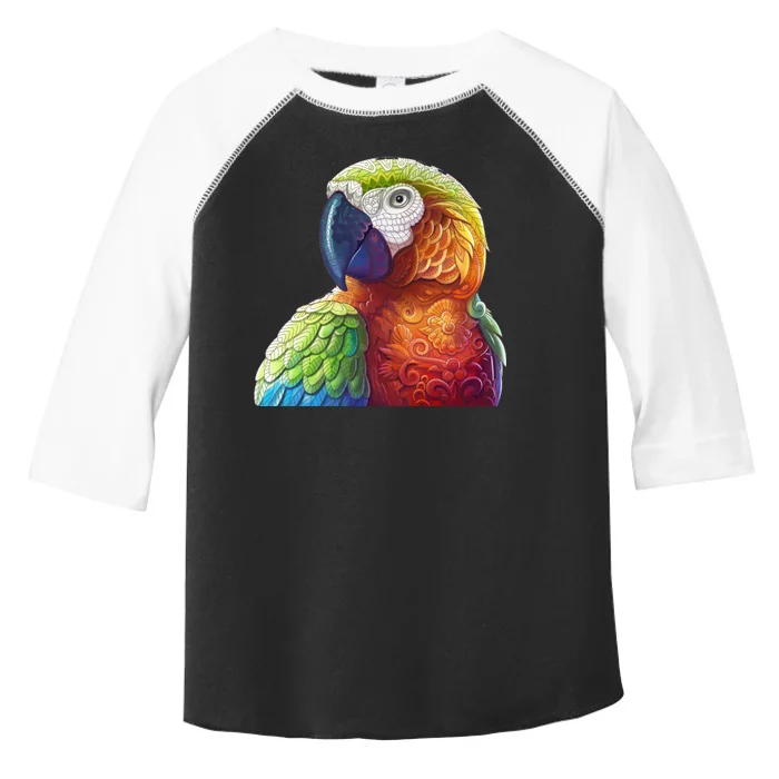 Wildlife - Scarlet Macaw Ara Parrot Toddler Fine Jersey T-Shirt