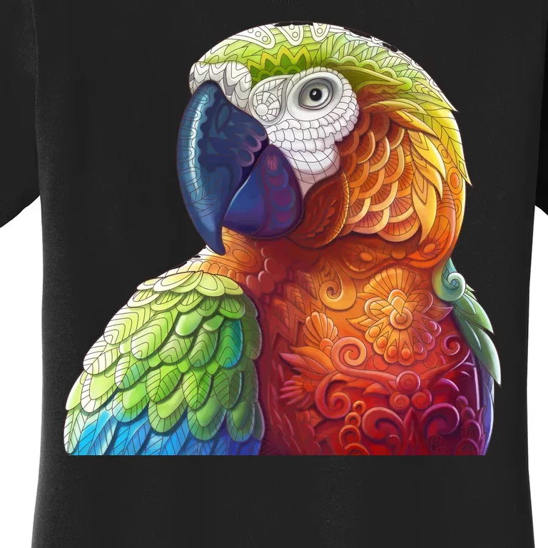 Wildlife - Scarlet Macaw Ara Parrot Women's T-Shirt