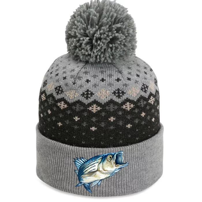 Wildlife - Striped Bass The Baniff Cuffed Pom Beanie