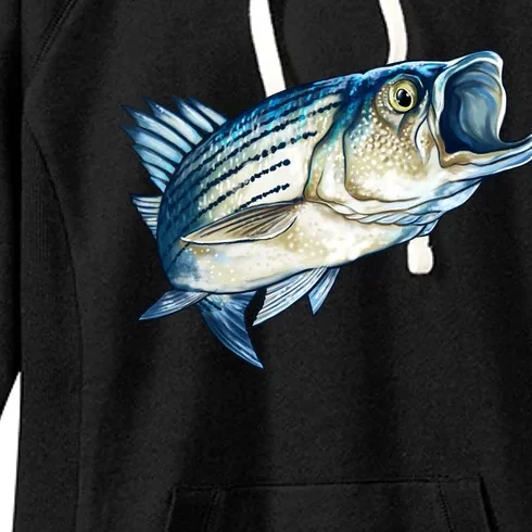 Wildlife - Striped Bass Women's Fleece Hoodie