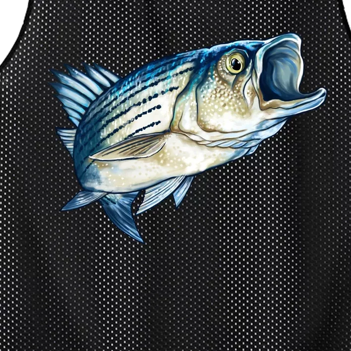 Wildlife - Striped Bass Mesh Reversible Basketball Jersey Tank