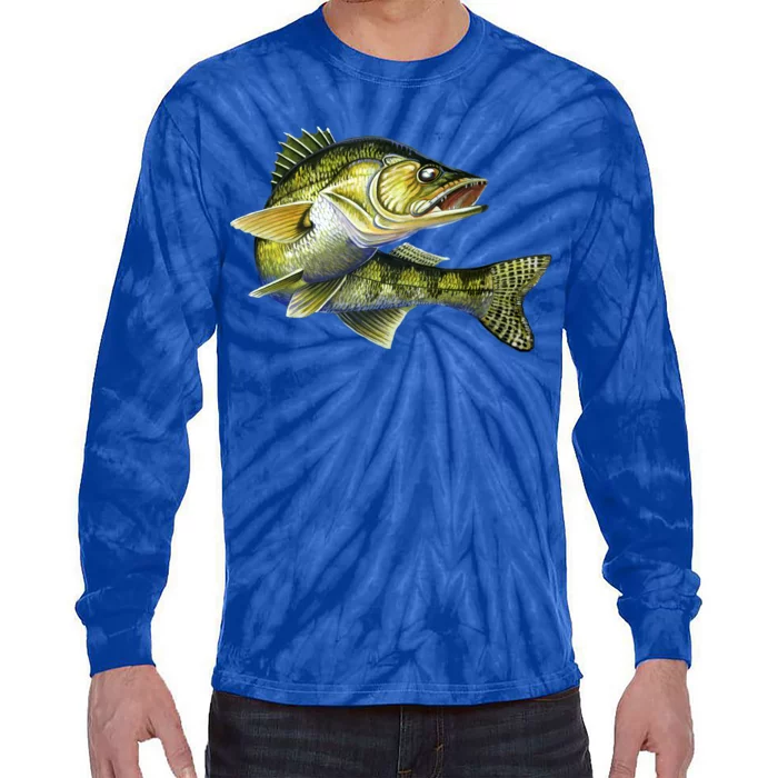 Wildlife - Walleye Tie-Dye Long Sleeve Shirt