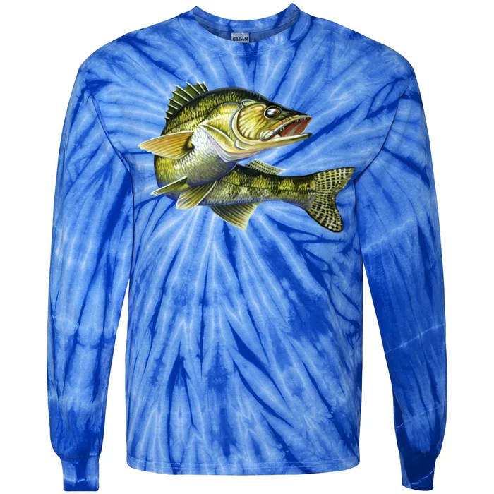 Wildlife - Walleye Tie-Dye Long Sleeve Shirt