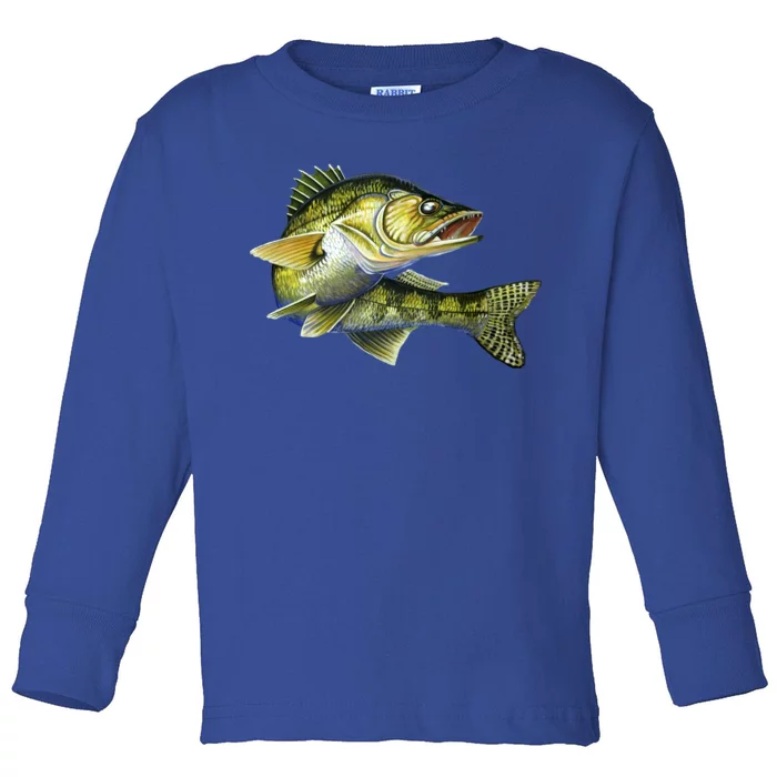 Wildlife - Walleye Toddler Long Sleeve Shirt