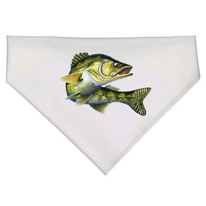 Wildlife - Walleye USA-Made Doggie Bandana