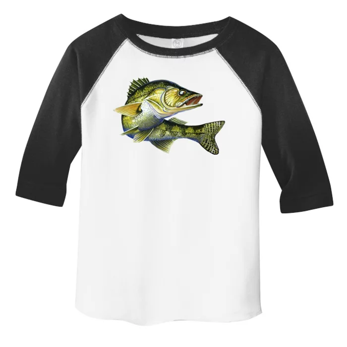 Wildlife - Walleye Toddler Fine Jersey T-Shirt