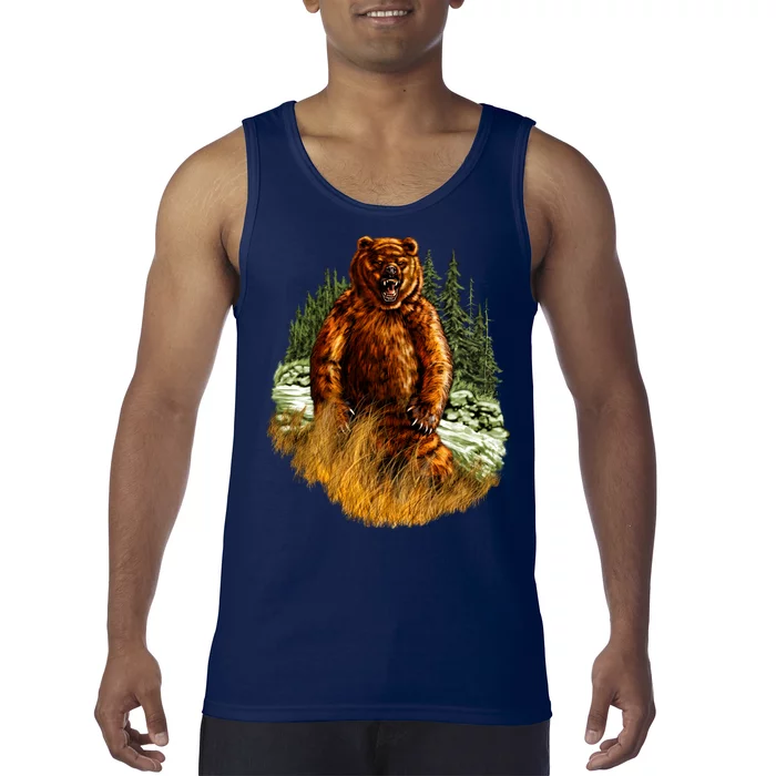 Wildlife - Wild Bear Portrait Tank Top