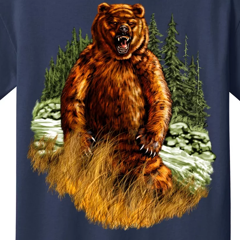 Wildlife - Wild Bear Portrait Kids T-Shirt