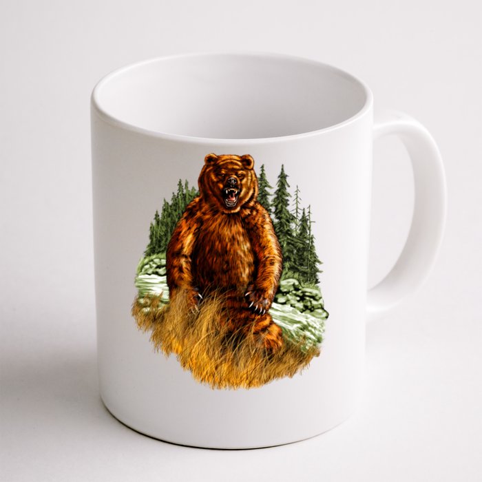 Wildlife - Wild Bear Portrait Front & Back Coffee Mug