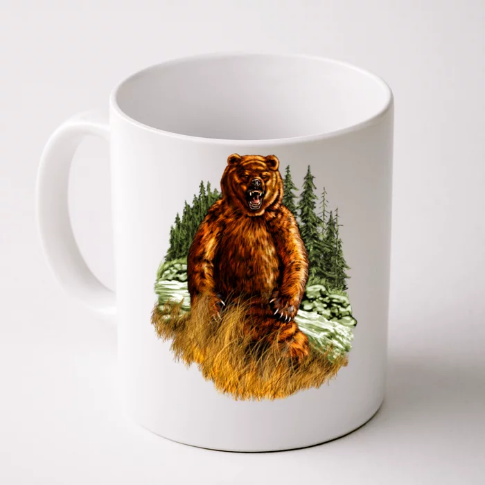 Wildlife - Wild Bear Portrait Front & Back Coffee Mug