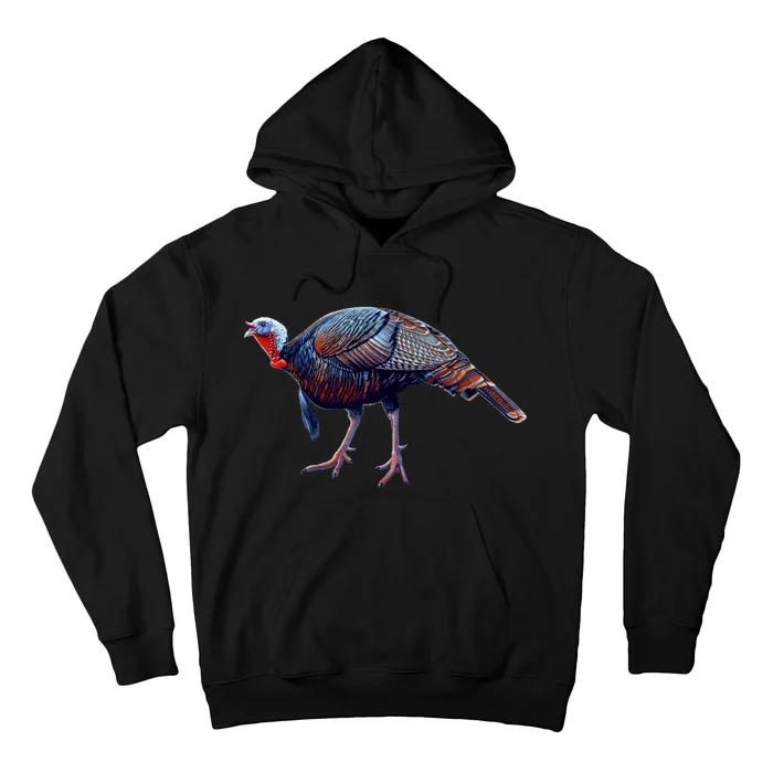 Wildlife - Wild Turky Walking Hoodie