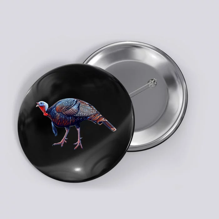 Wildlife - Wild Turky Walking Button