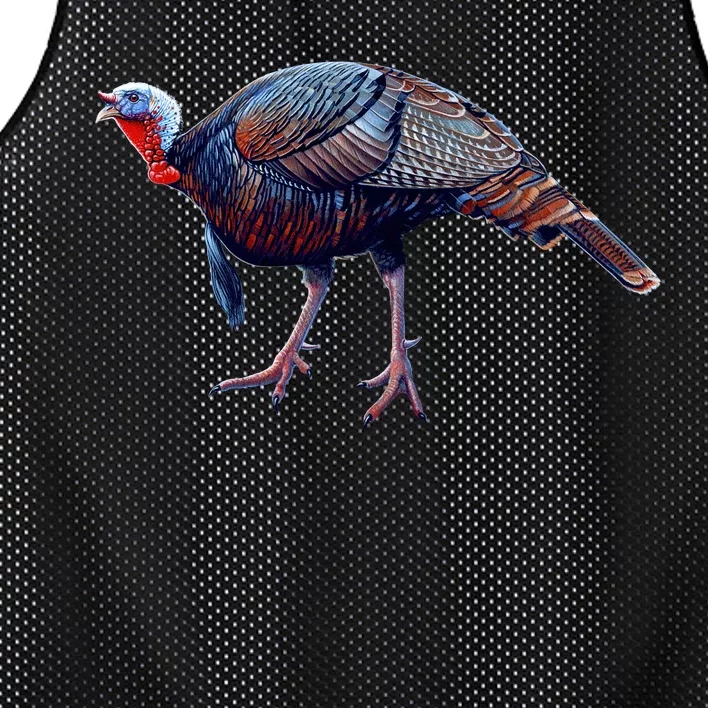 Wildlife - Wild Turky Walking Mesh Reversible Basketball Jersey Tank