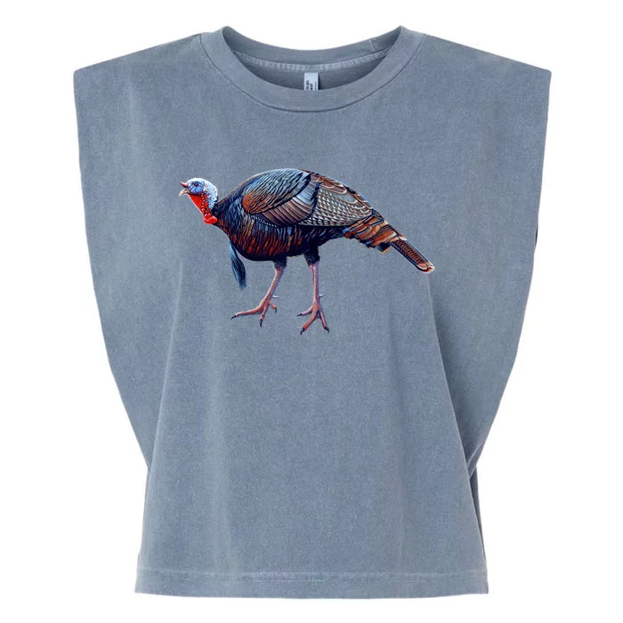 Wildlife - Wild Turky Walking Garment-Dyed Women's Muscle Tee