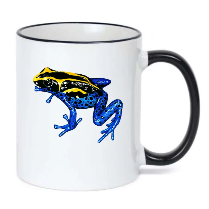 Wildlife - Yellow And Blue Frog Black Color Changing Mug