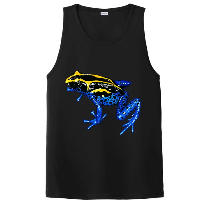 Wildlife - Yellow And Blue Frog Performance Tank