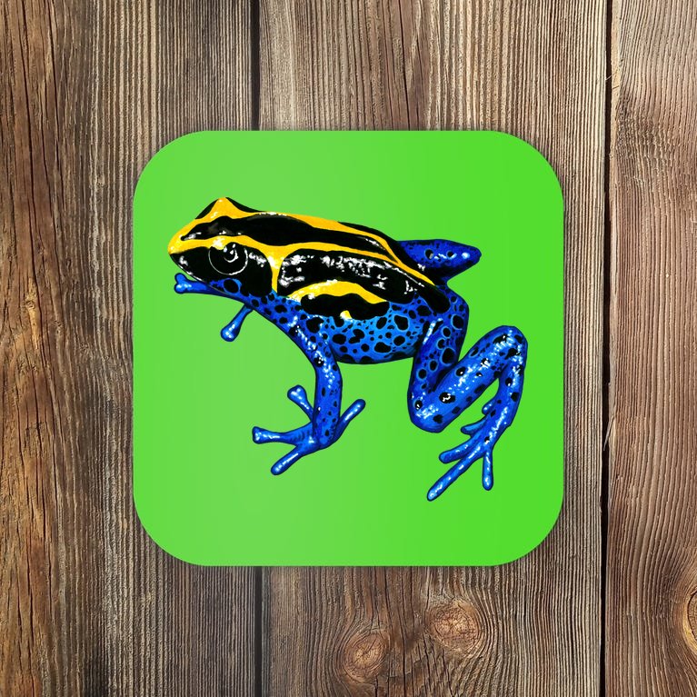 Wildlife - Yellow And Blue Frog Coaster