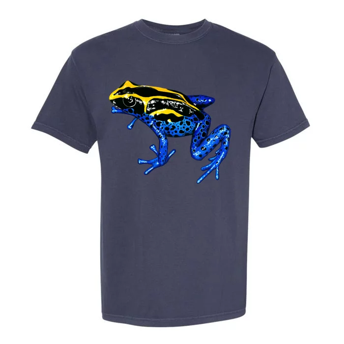 Wildlife - Yellow And Blue Frog Garment-Dyed Heavyweight T-Shirt