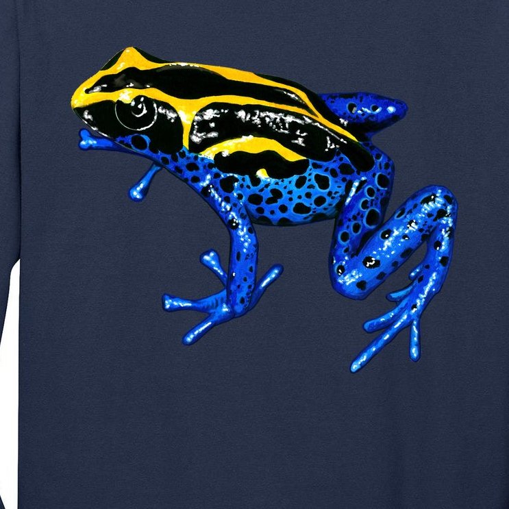 Wildlife - Yellow And Blue Frog Tall Long Sleeve T-Shirt