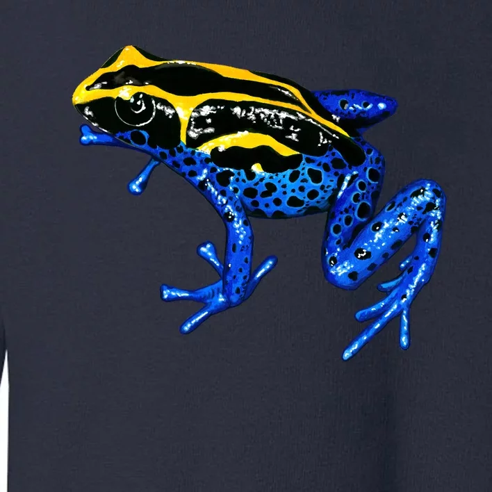 Wildlife - Yellow And Blue Frog Toddler Sweatshirt