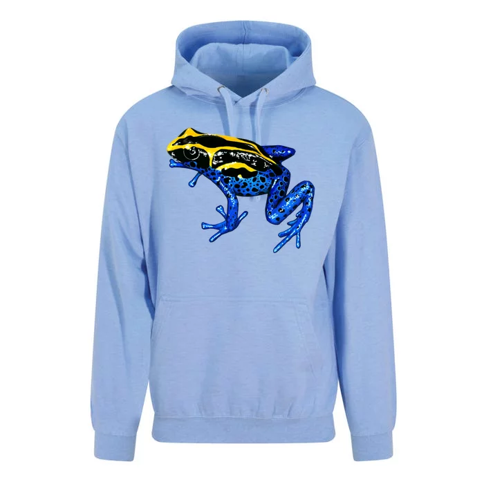 Wildlife - Yellow And Blue Frog Unisex Surf Hoodie