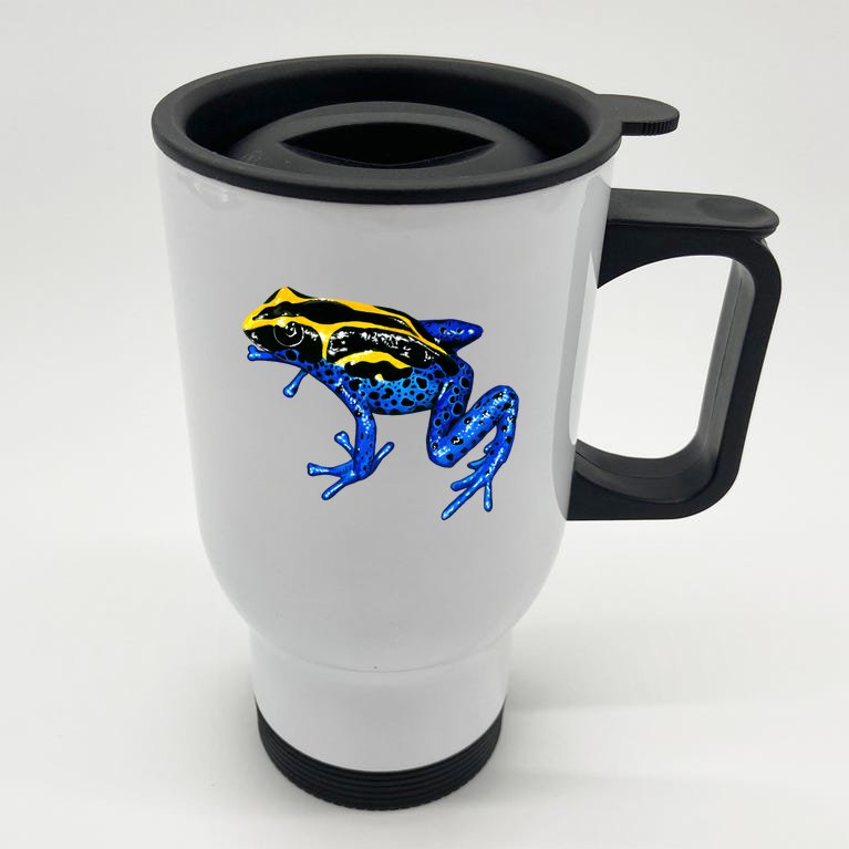 Wildlife - Yellow And Blue Frog Stainless Steel Travel Mug