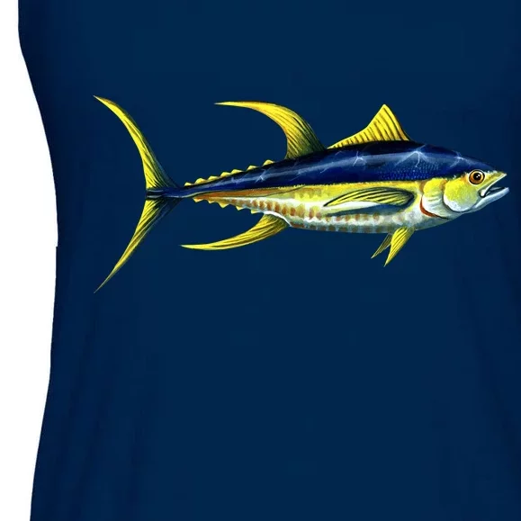 Wildlife - Yellowfin Tuna Ladies Essential Flowy Tank