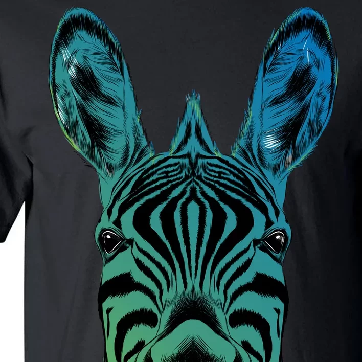 Wildlife - Zebra Head Abstract Tall T-Shirt