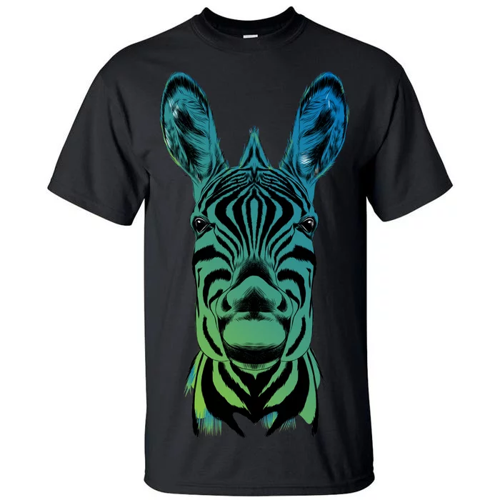 Wildlife - Zebra Head Abstract Tall T-Shirt