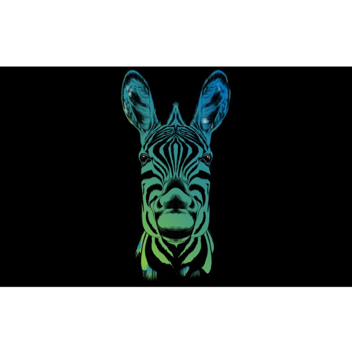 Wildlife - Zebra Head Abstract Bumper Sticker