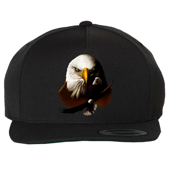 Wildlife Chopper Eagle Wool Snapback Cap