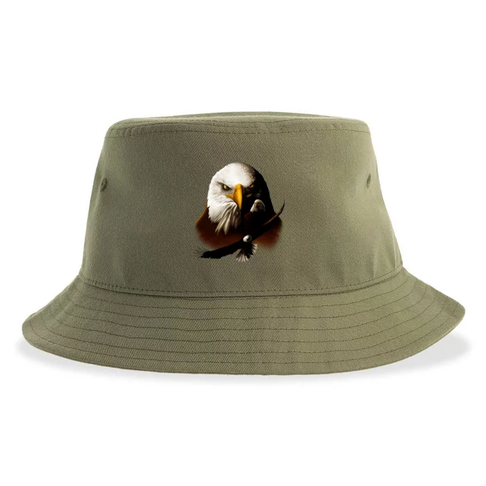 Wildlife Chopper Eagle Sustainable Bucket Hat