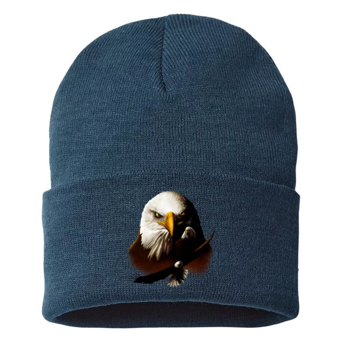 Wildlife Chopper Eagle Sustainable Knit Beanie