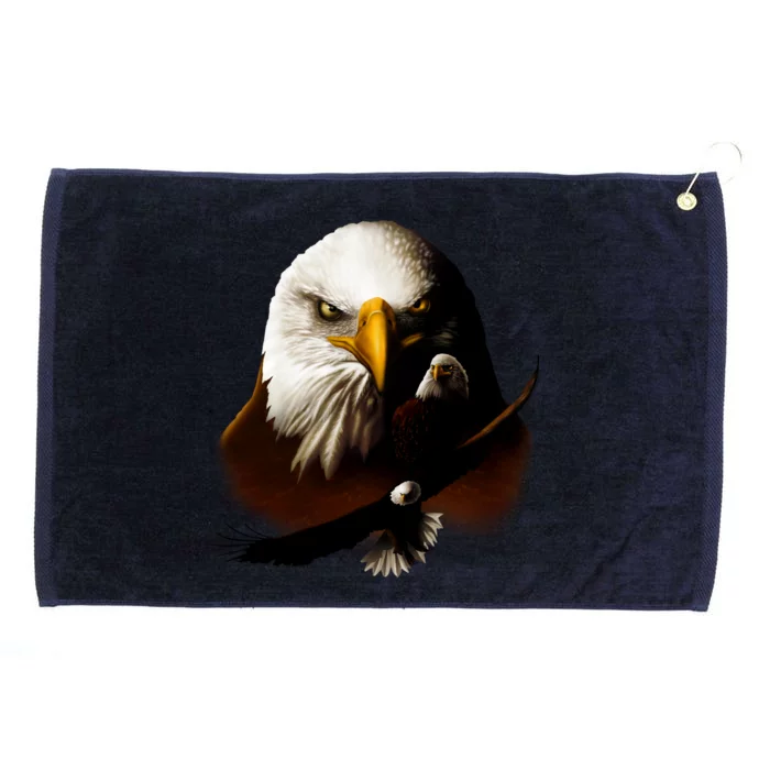 Wildlife Chopper Eagle Grommeted Golf Towel