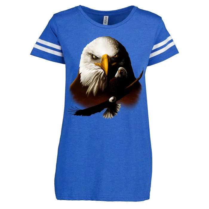 Wildlife Chopper Eagle Enza Ladies Jersey Football T-Shirt