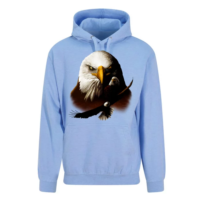 Wildlife Chopper Eagle Unisex Surf Hoodie