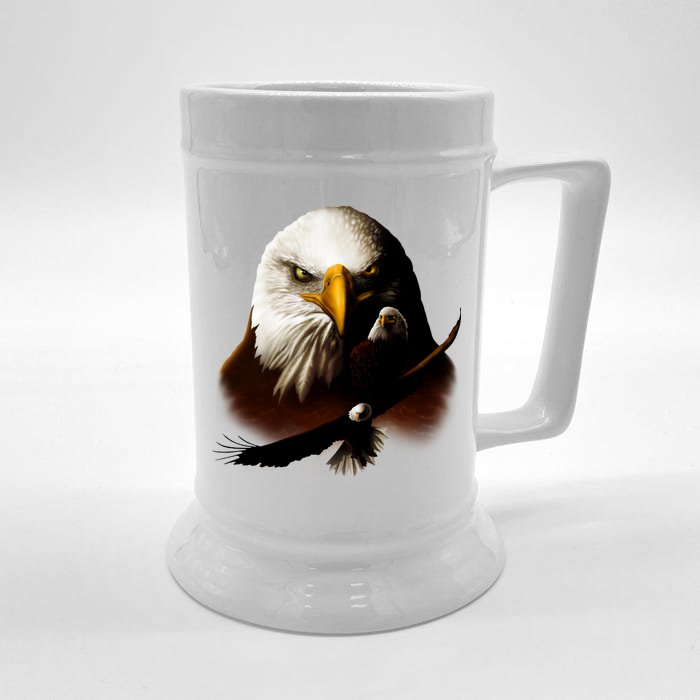 Wildlife Chopper Eagle Front & Back Beer Stein