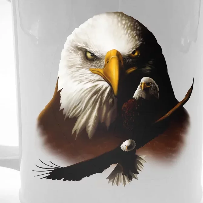 Wildlife Chopper Eagle Front & Back Beer Stein