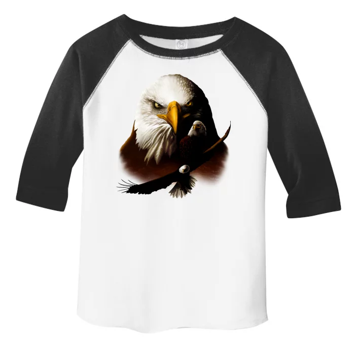 Wildlife Chopper Eagle Toddler Fine Jersey T-Shirt