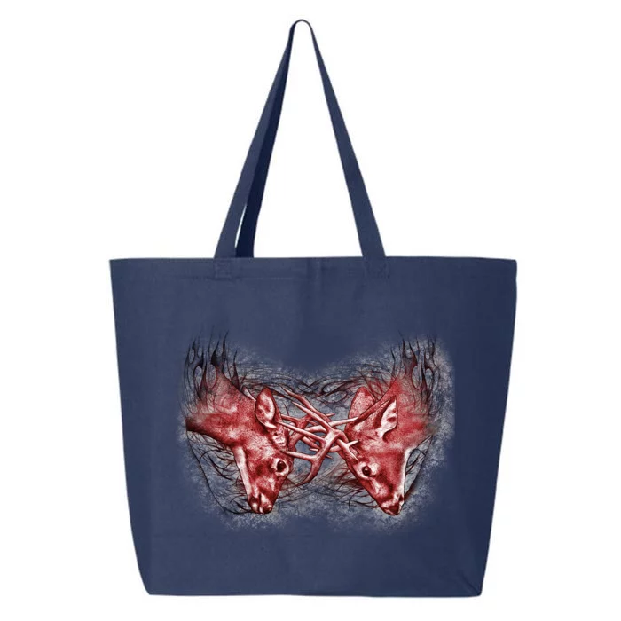 Wildlife Deer Fighting Bucks 25L Jumbo Tote