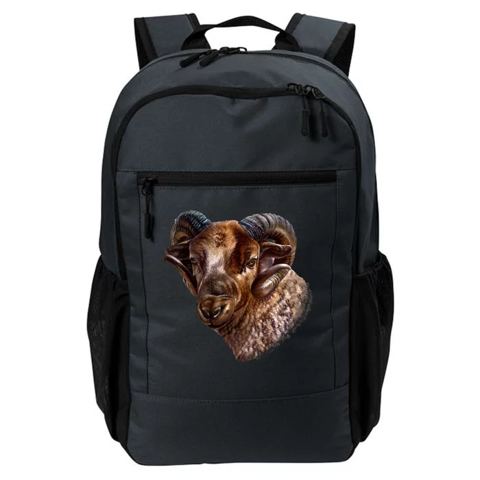 Wildlife Ram Stare Daily Commute Backpack