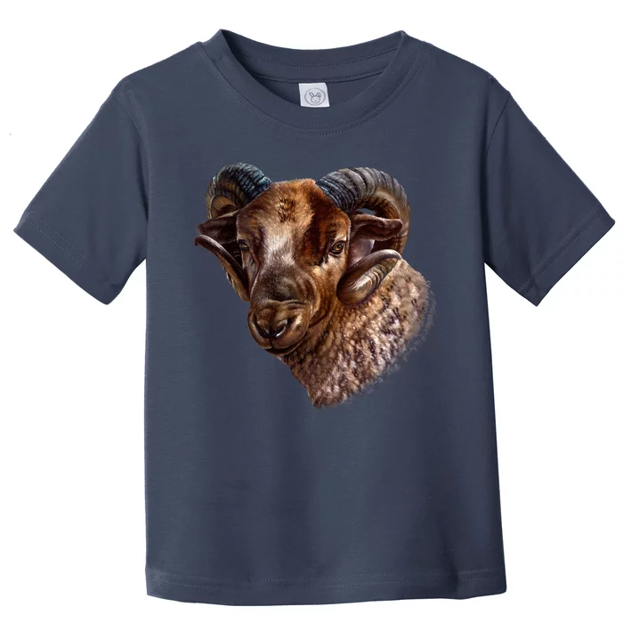 Wildlife Ram Stare Toddler T-Shirt