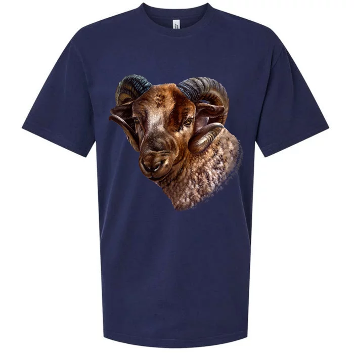 Wildlife Ram Stare Sueded Cloud Jersey T-Shirt